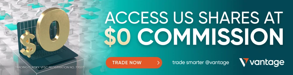 Stocks trading banner vantage
